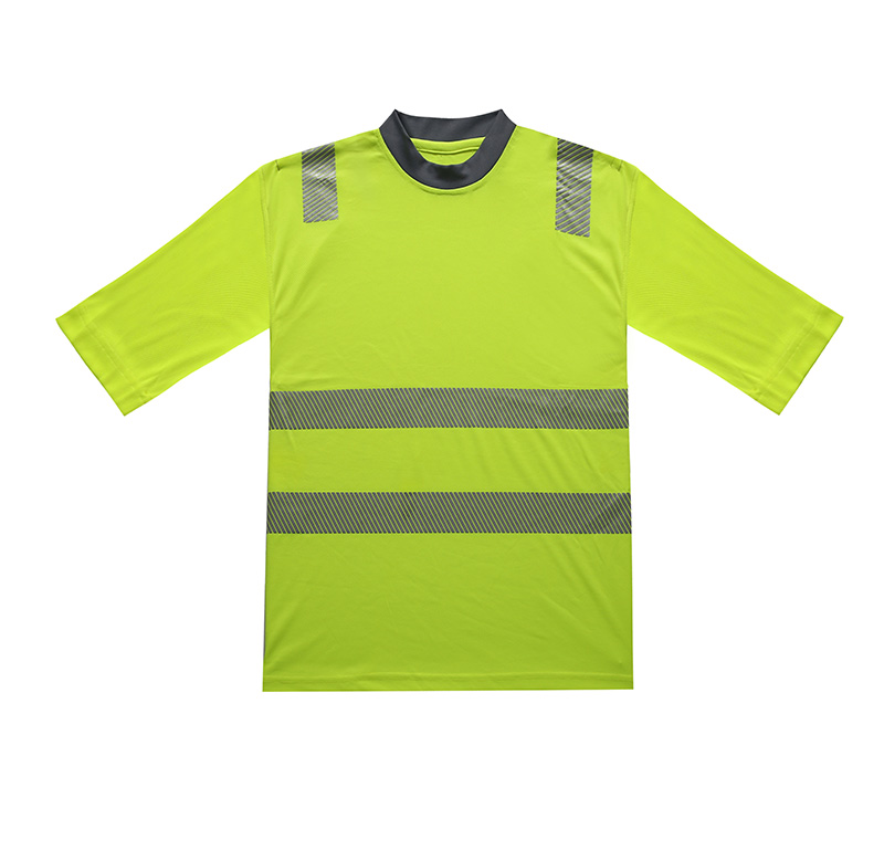 Fluor Yellow Custom T-Shirt , Sublimation Reflective T-Shirt