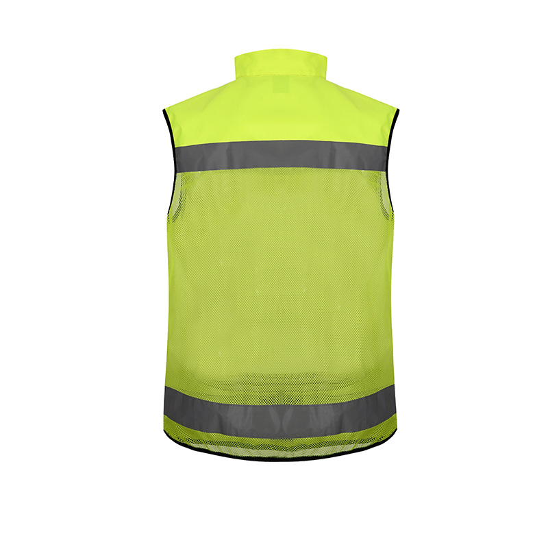 yellow 3m reflective safety running vest for road