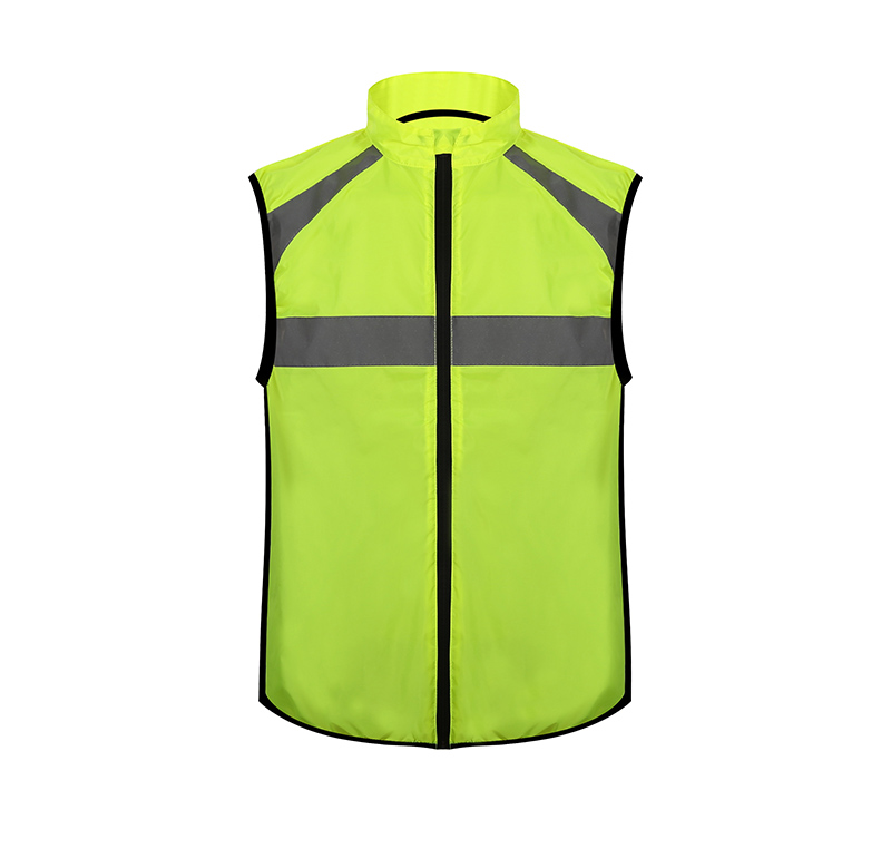 Waterproof Safety running Vest with Reflective Tape