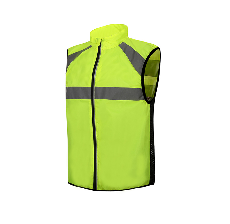 Waterproof Safety running Vest with Reflective Tape