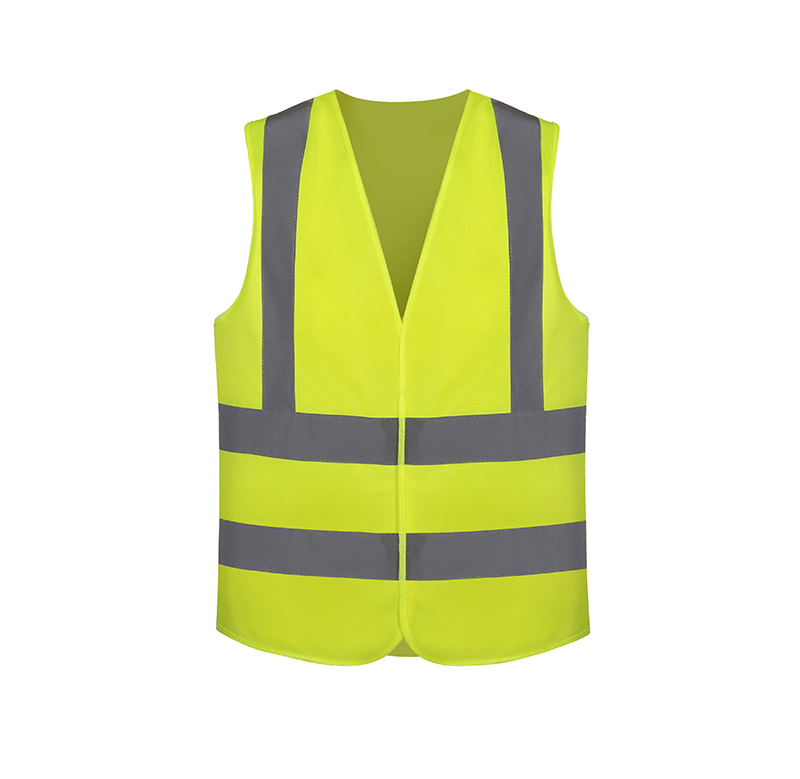 reflective yellow safety vest for women and men