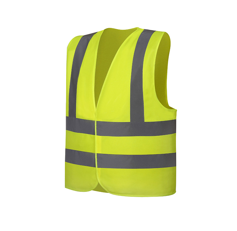 reflective yellow safety vest for women and men