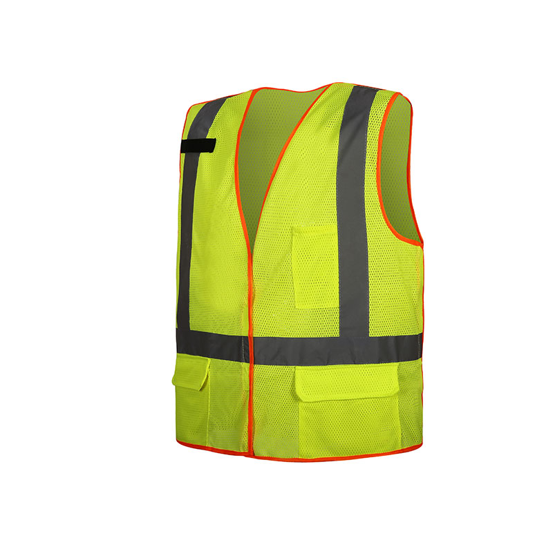 Hi Vis Yellow Constructive chile safety vest(Y0210 HI-VIZ mesh safety vest)