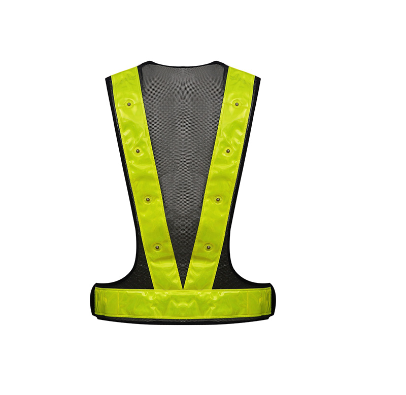 fashing led safety vest for wokring and road safety