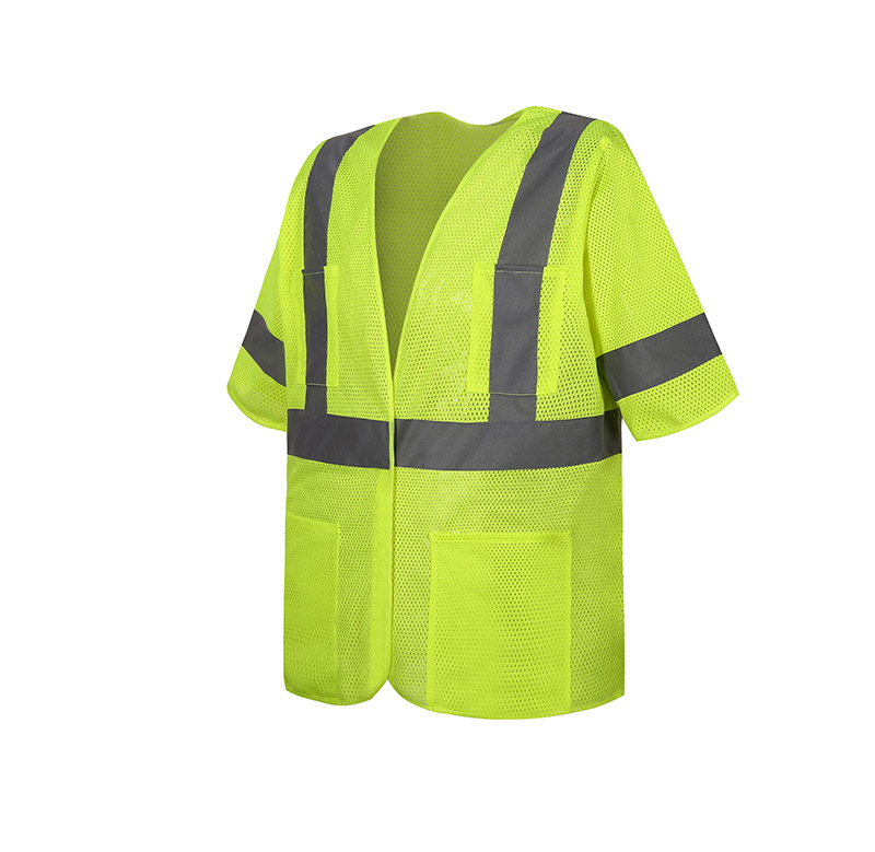 High Visibility class 3 mesh Safety Vest with 4 pockets