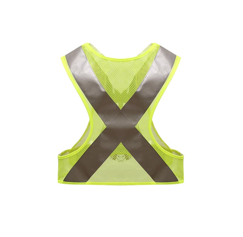 Hi-vis cycling mesh safety sports vest